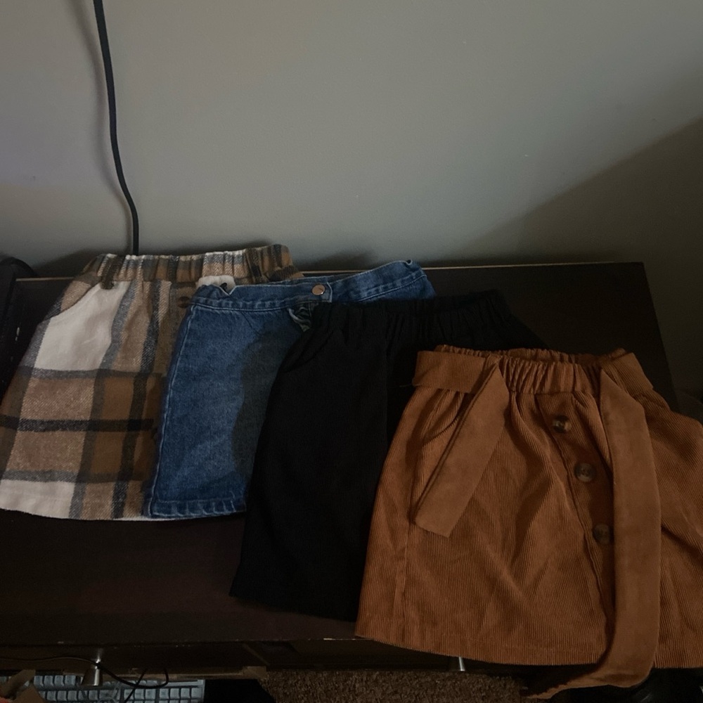 Stylish Skirt Collection - Plaid, Denim, Black, Brown
